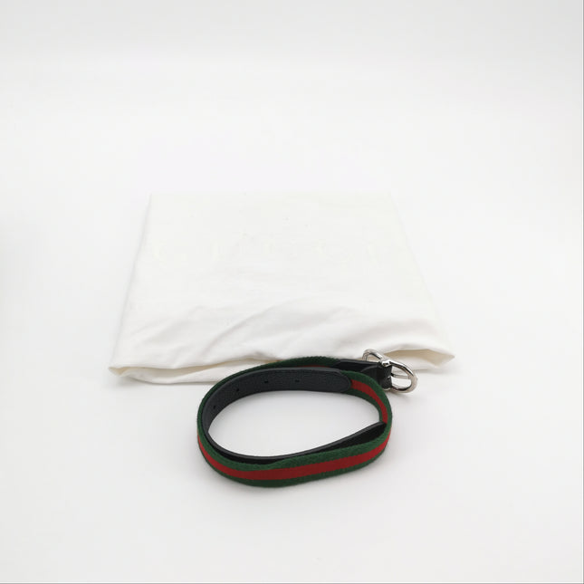 Gucci Jackie 1961 Black Large Pebbled Leather Shoulder Bag with Strap