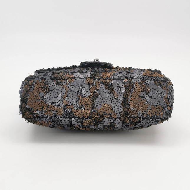 Chanel Paillette Flap Bag Rectangular Mini Multicolor Glitter Sequins