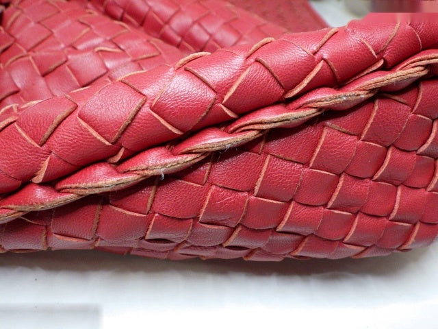 Bottega Veneta Belly Hobo Intrecciato Red Large/Maxi 50cm