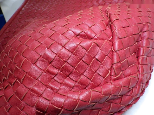 Bottega Veneta Belly Hobo Intrecciato Red Large/Maxi 50cm