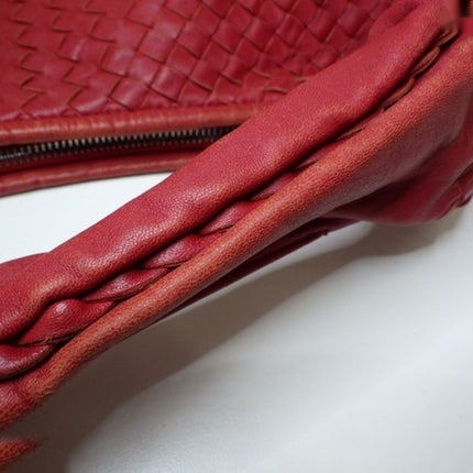 Bottega Veneta Belly Hobo Intrecciato Red Large/Maxi 50cm