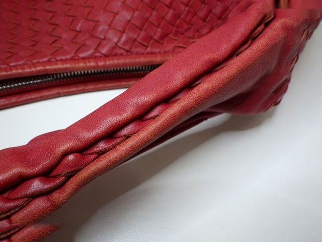 Bottega Veneta Belly Hobo Intrecciato Red Large/Maxi 50cm
