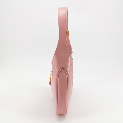 Sac Gucci Jackie 1961 en cuir petite taille avec bandoulière réglable Rose