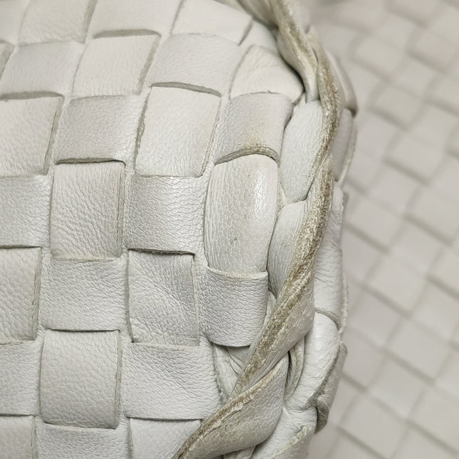 Bottega Veneta Veneta Hobo Maxi Beige Intrecciato Leather Bag 51cm