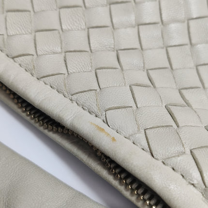 Bottega Veneta Veneta Hobo Maxi Beige Intrecciato Leather Bag 51cm