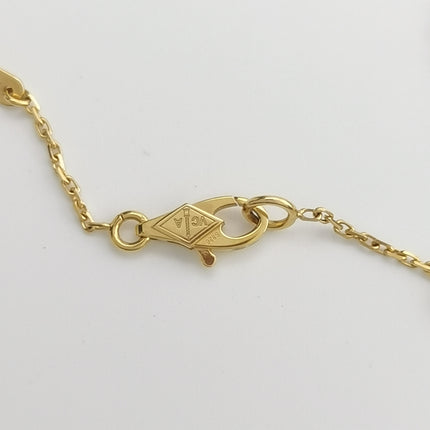 Van Cleef & Arpels Necklace Sweet Alhambra pendant 18k Yellow Gold Mother of Pearl