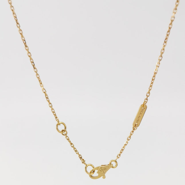 Van Cleef & Arpels Necklace Sweet Alhambra pendant 18k Yellow Gold Mother of Pearl