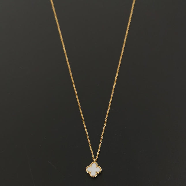 Van Cleef & Arpels Necklace Sweet Alhambra pendant 18k Yellow Gold Mother of Pearl