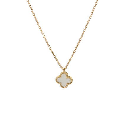 Van Cleef & Arpels Necklace Sweet Alhambra pendant 18k Yellow Gold Mother of Pearl-Luxbags