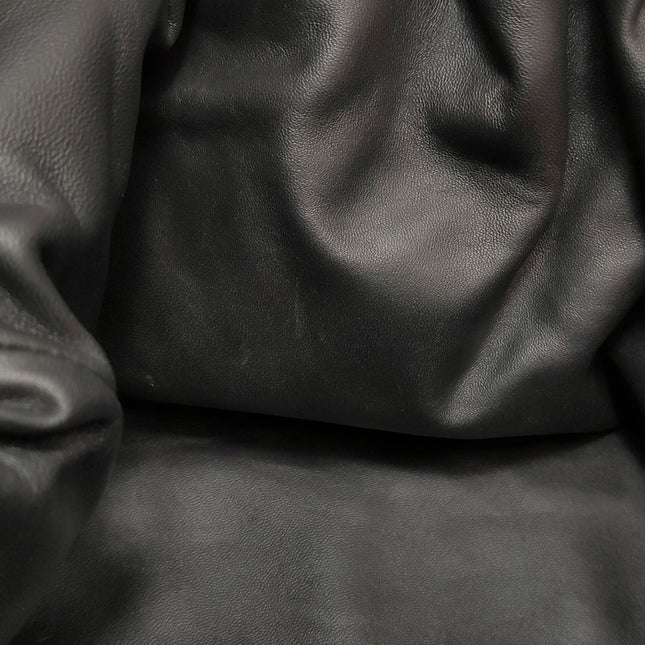 Bottega Veneta Pochette Grande Intrecciato Cuir de Veau Noir