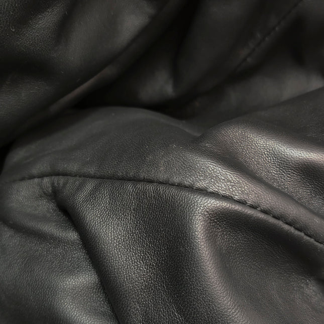 Bottega Veneta Pochette Grande Intrecciato Cuir de Veau Noir