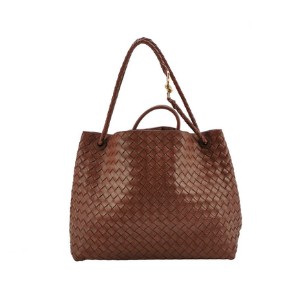 Bottega Veneta Andiamo Large Milk Chocolate Brown Handbag