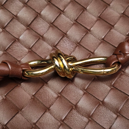 Bottega Veneta Andiamo Large Milk Chocolate Brown Handbag