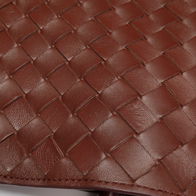 Bottega Veneta Andiamo Large Milk Chocolate Brown Handbag