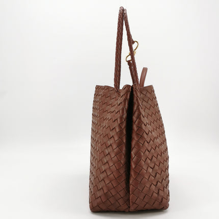 Bottega Veneta Andiamo Large Milk Chocolate Brown Handbag