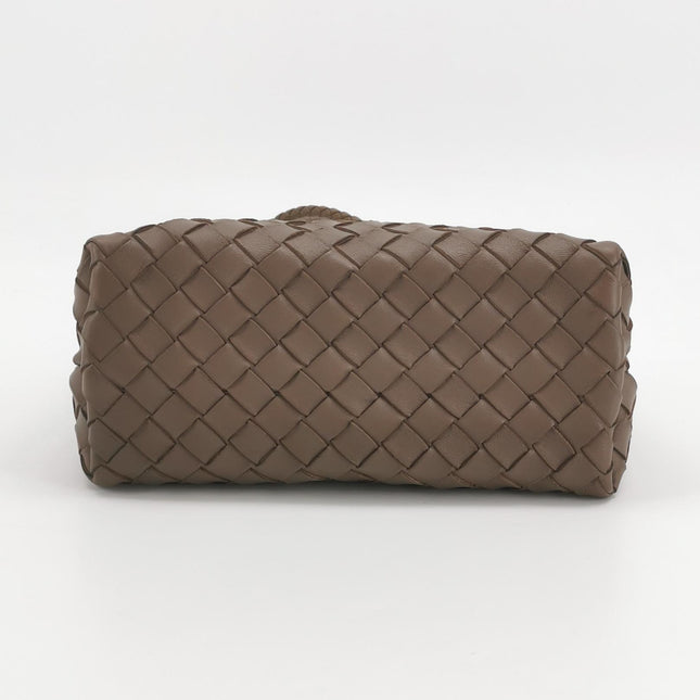 Bottega Veneta Small Andiamo Milk Chocolate Brown Intrecciato Handbag