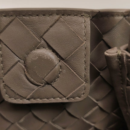 Bottega Veneta Small Andiamo Milk Chocolate Brown Intrecciato Handbag
