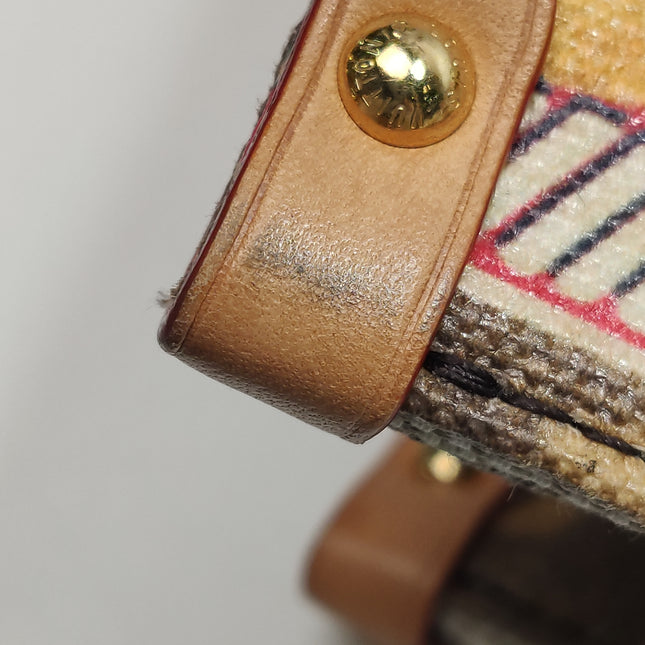 Sac cabas Louis Vuitton OnTheGo Large Hotel Labels Monogram Marron