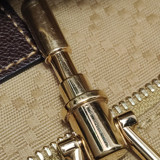 Sac porté épaule large Gucci Jackie 1961 camel avec bandoulière