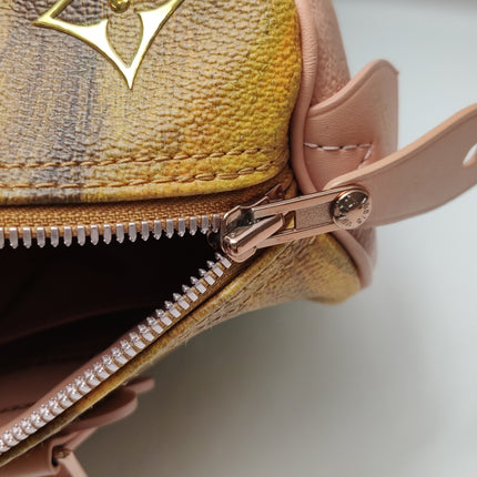 Louis Vuitton x Jeff Koons Speedy 30 Fragonard Girl with the Dog Top Handle Bag