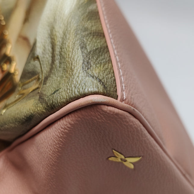 Louis Vuitton x Jeff Koons Speedy 30 Fragonard Girl with the Dog Top Handle Bag