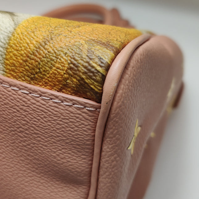 Louis Vuitton x Jeff Koons Speedy 30 Fragonard Girl with the Dog Top Handle Bag