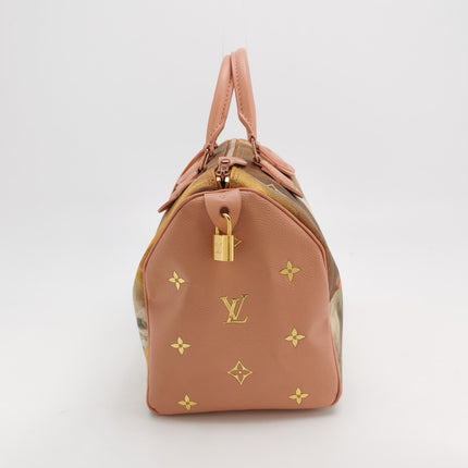 Louis Vuitton x Jeff Koons Speedy 30 Fragonard Girl with the Dog Top Handle Bag