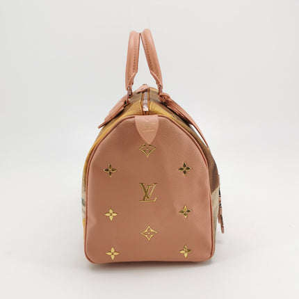 Louis Vuitton x Jeff Koons Speedy 30 Fragonard Girl with the Dog Top Handle Bag
