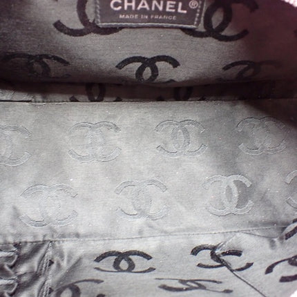 Chanel Cambon Medium Shoulder Bag Pink Calfskin Leather CC Logo