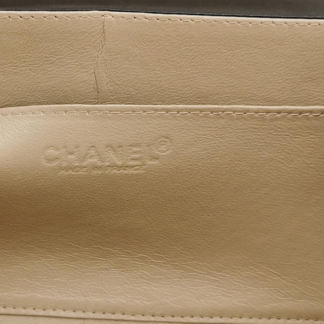 Chanel Vertical Quilted Small Accordion Flap Bag Dark Brown
