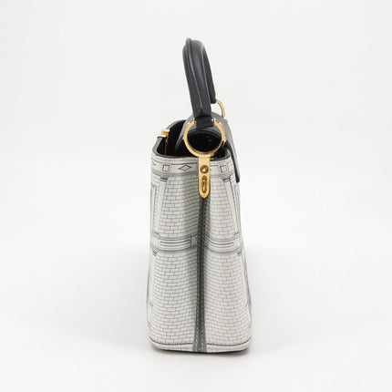 Sac bandoulière Louis Vuitton x Fornasetti Cannes Vase en cuir verni architectural