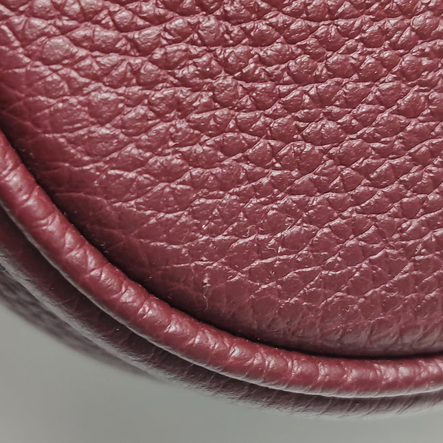 Gucci Jackie 1961 Small Burgundy Grained Leather Shoulder Bag