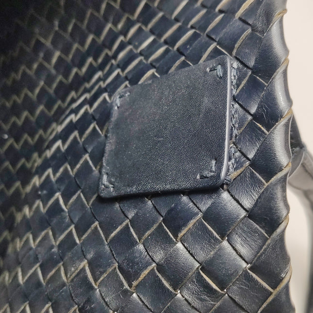 Bottega Veneta Cabat Large Intreccio Leather Tote Bag Black 40cm