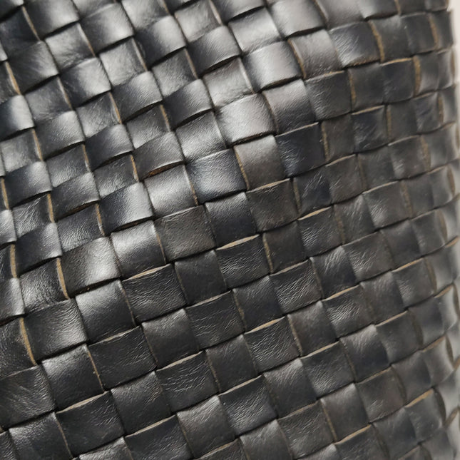 Bottega Veneta Cabat Large Intreccio Leather Tote Bag Black 40cm