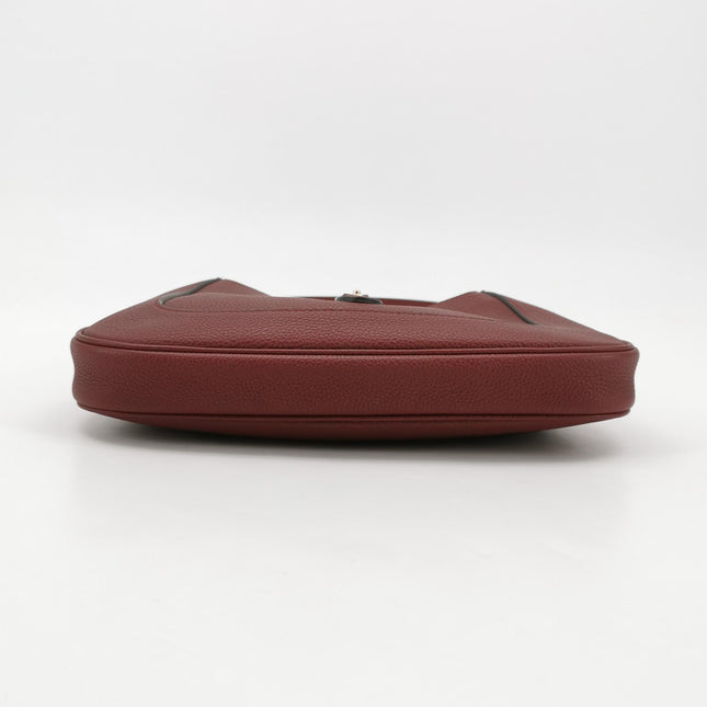 Gucci Jackie 1961 Small Burgundy Grained Leather Shoulder Bag