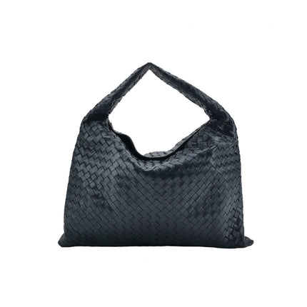 Bottega Veneta Hop Large Leather Navy Hobo Bag 55cm-Luxbags