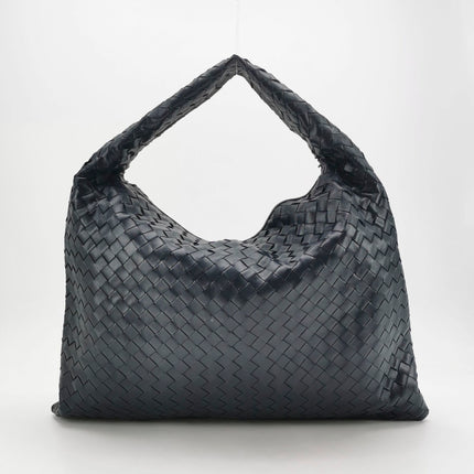 Bottega Veneta Hop Large Leather Navy Hobo Bag 55cm