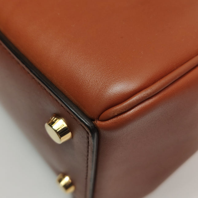 Celine 16 Bag Small Caramel Natural Tan Smooth Calfskin Leather