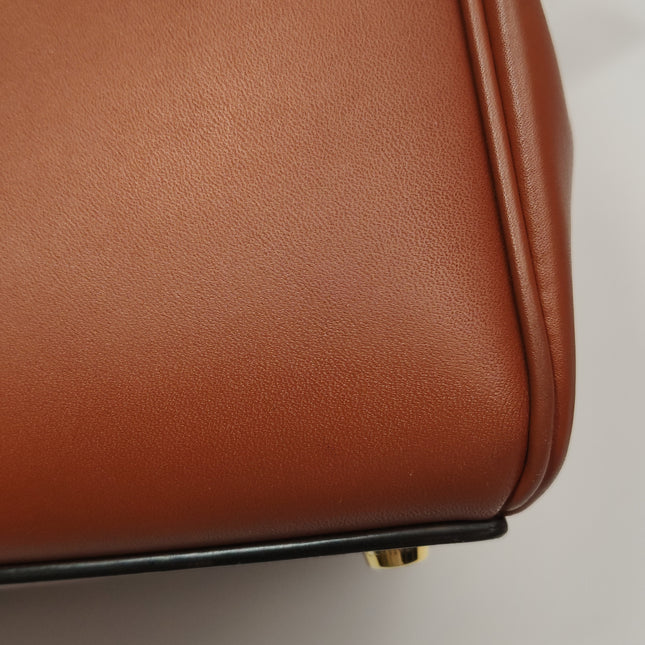 Celine 16 Bag Small Caramel Natural Tan Smooth Calfskin Leather