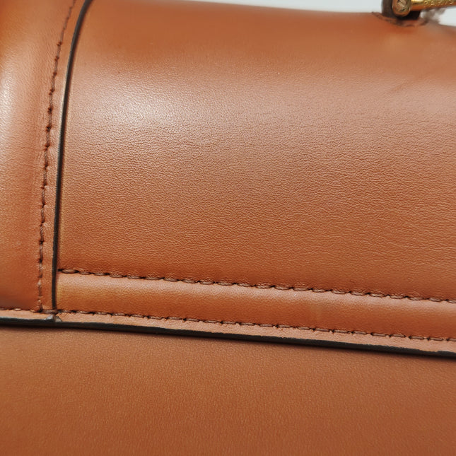 Celine 16 Bag Small Caramel Natural Tan Smooth Calfskin Leather