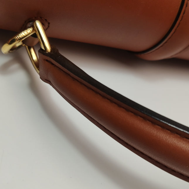 Celine 16 Bag Small Caramel Natural Tan Smooth Calfskin Leather