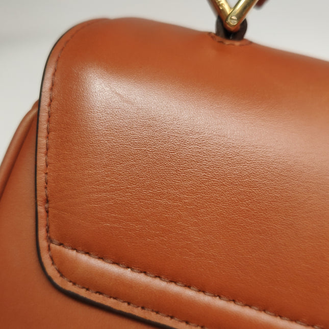 Celine 16 Bag Small Caramel Natural Tan Smooth Calfskin Leather