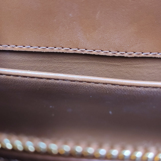 Celine 16 Bag Small Caramel Natural Tan Smooth Calfskin Leather