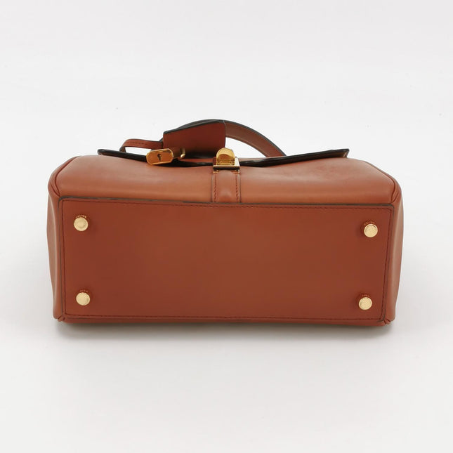 Celine 16 Bag Small Caramel Natural Tan Smooth Calfskin Leather