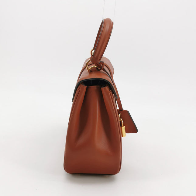 Celine 16 Bag Small Caramel Natural Tan Smooth Calfskin Leather