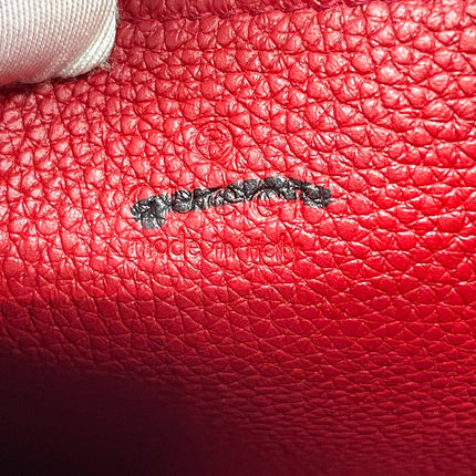 Gucci Jackie 1961 Small Red Pebbled Leather Shoulder Bag