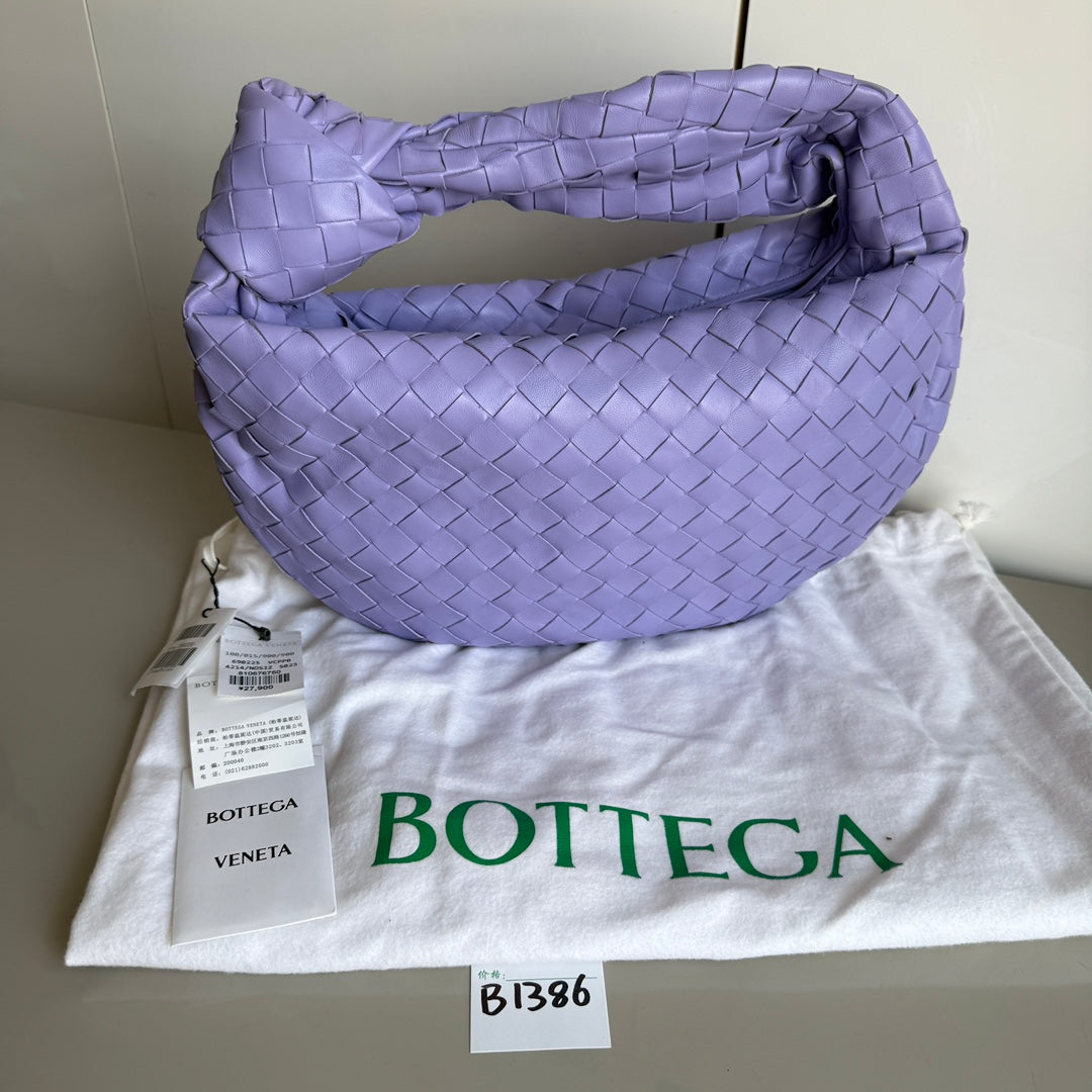 Bottega Veneta Teen Jodie Small Lambskin Leather Lightening Lilac Purple 36cm-Luxbags