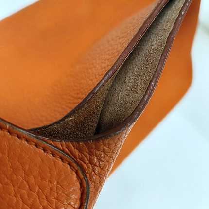 Hermes Picotin 22 Orange Clemence Taurillon Leather 2009