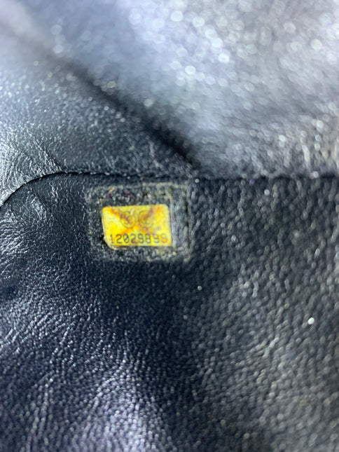 Sold Chanel Classic Flap Jumbo/Large Black Caviar Leather