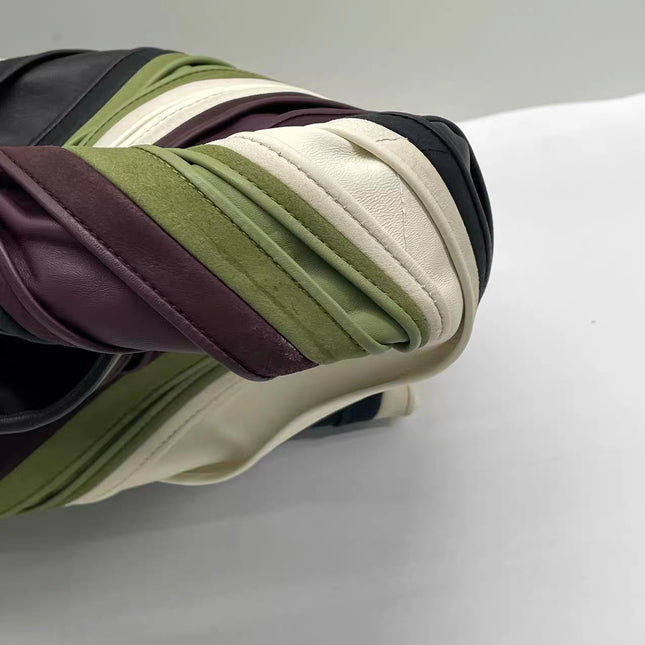 Bottega Veneta Hop Large Stripe Leather Hobo Bag 54cm